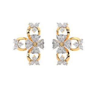 Arianna Round Diamond Stud Earrings